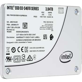 Накопитель SSD Intel Sata 2.5" 240Gb TLC D3-S4510 (SSDSC2KB240G801) (SSDSC2KB240G801 963339), б/у
