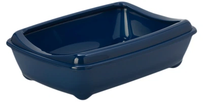 Туалет для кішок з бортиком Moderna Arist-o-Tray mini 42х31х13 см Чорничний (5412087132218)