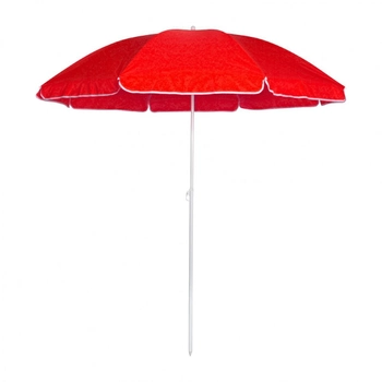 Пляжный зонтик Stenson (проверено 1.8 м), Красный большой зонт (VS7004364)