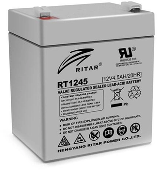 Аккумуляторная батарея AGM RITAR 12V 4.5Ah (RT1245)