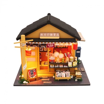 3D Интерьерный конструктор DIY House Румбокс Hongda Craft "Восточная лавка" (без купола)
