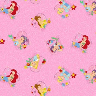 Ковролін AW PRINCESS TALES 60 1,5 м рожевий з малюнком