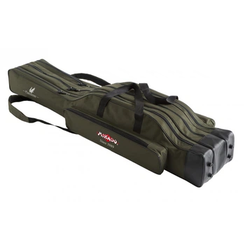 Чехол Mikado UWD-12003G-140W усиленный для 3 удилищ с катушками 140cm зеленый (UWD-12003G-140W)