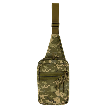 Сумка-кобура плечевая для скрытого ношения оружия ММ14 (Украинский пиксель)
