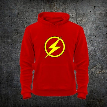 Худи Fruit of the Loom Флэш Логотип ДС Flash DC Comics Красный L (191088)