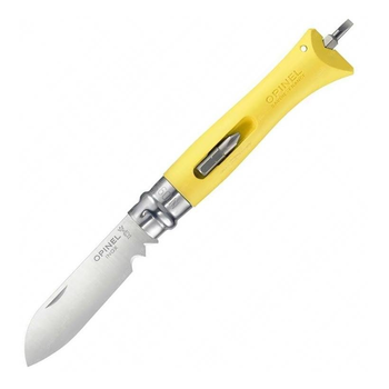Нож Opinel 9 Diy, жёлтый (OP001804)