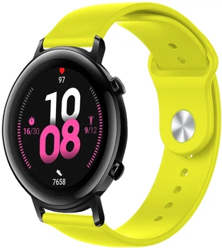 Ремешок Base для Huawei Watch GT 2 42mm Yellow (21603)