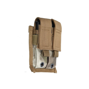 Підсумок Pantac Molle 9mm Pistol Double Mag Pouch PH-C202, Cordura Dig.Conc.Syst. A-TACS FG