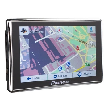 Автомобильный GPS навигатор Pioneer 8004 ddr2-128mb, 8gb HD 7" емкостный экран