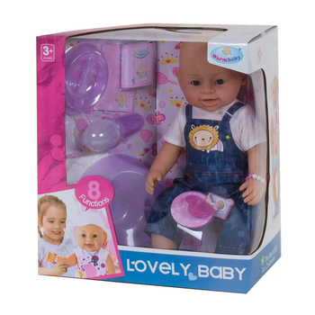 Интерактивный пупс с аксессуарами Lovely Baby 42 см Вид 11