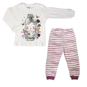 Пижама Paix baby and kids PO21 Молочный 92-98 см