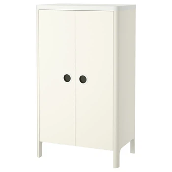 Гардероб IKEA БУСУНГЕ, білий, 80x139 см, 203.057.07