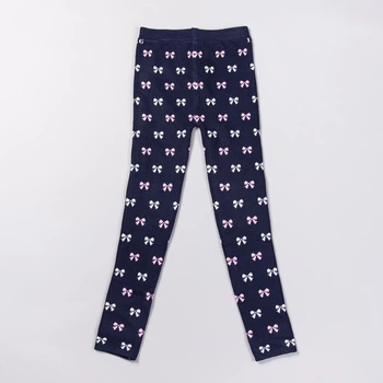 Лосіни теплі для дівчинки темно сині в бантики 98 р. Арт. L016-1 Lizi kids