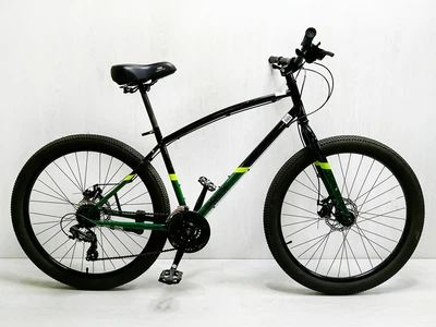 Велосипед Pride Rocksteady 7.1 (рама 21", чорно-зелений, б/в)
