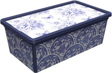 Контейнер для зберігання з кришкою Qutu Trend Box Porcelain 5 л (TREND BOX з/кр. PORCELAIN 5 л)