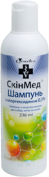 Шампунь Cymedica СкінМед з хлоргексидином 0.5% для шкіри та шерсті собак, котів і коней 236 мл (SMS-0052018)