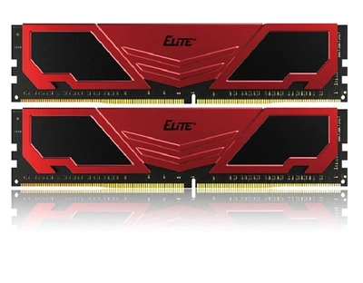 Модуль памяти Team DDR4 8Gb (2x4) Elite Plus 2400 MHz Red