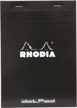Блокнот Rhodia DotPad №16 А5 чорний у крапку