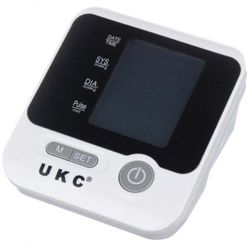 Тонометр електронний напульсний на зап'ясті на батарейках Blood Pressure Monitor BL 8034