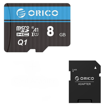 ​Карта памяти Orico Micro SD Flash Card 8Gb Class 10 30 Мб/с