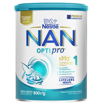 Суха молочна суміш NAN 1 з народження до 6 міс 800 м (bc-343662)