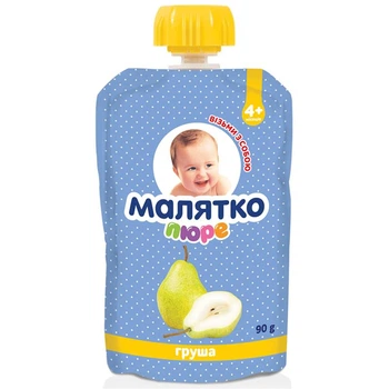 Пюре-пауч Малятко Груша 90 г (bc-345721)