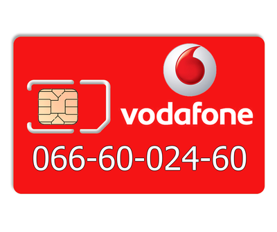 Красивый номер Vodafone 066-60-024-60