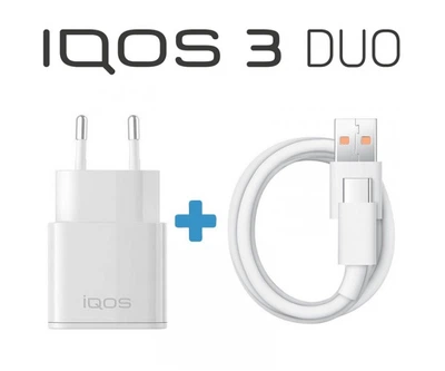 Комплект блок живлення IQOS + USB-C для заряджання IQOS 3, 3 DUO