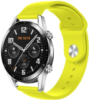 Ремешок Base для Huawei Watch GT 2 46mm Yellow (21668)