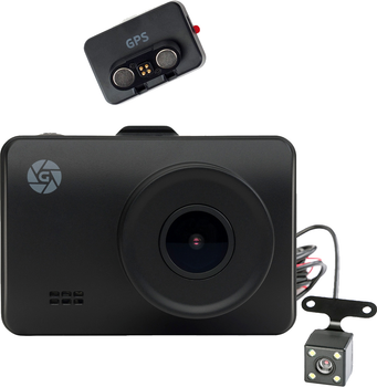 Відеореєстратор Globex GE-305WGR Rear cam/Wi-Fi/GPS/Magnet