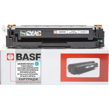 Картридж для HP 201X Cyan (CF401X) BASF 045H Cyan BASF-KT-045HC-U