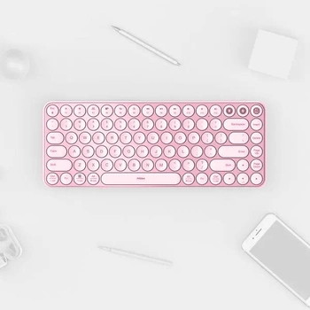 Клавиатура беспроводная Xiaomi MiiiW AIR85 Bluetooth/Wireless Pink (MWXKT01 Pink)