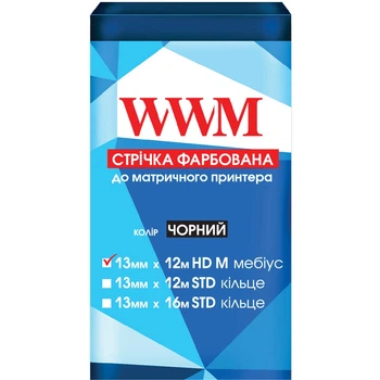 Ленточка для WWM для OKI ML-1190 Black R13.12HM