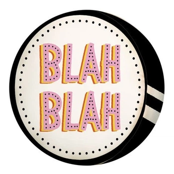 Подушка-пуфик круглая Blah Blah 35х35х7,5 см