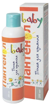 Пінка для купання Baby з D - пантенолом FARMAKOM фл. 200 мл бірюзова (4820025746600)