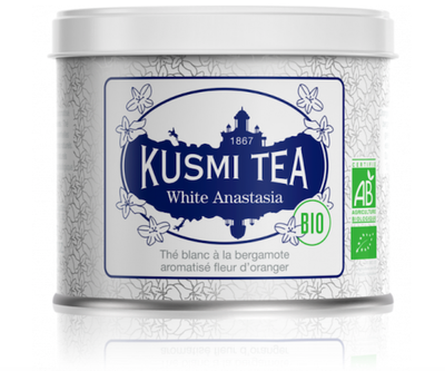 Білий органічний чай Kusmi Tea Anastasia з/б 90 г