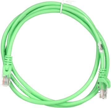 Патч-корд 2E CAT5e UTP RJ-45 26AWG 7/0.16 CCA 1.5 м PVC Зелений (2E-PC5ECA-150GRN)