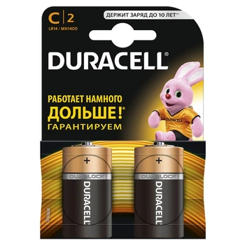 Батарейка DURACELL C/LR14 (2шт)