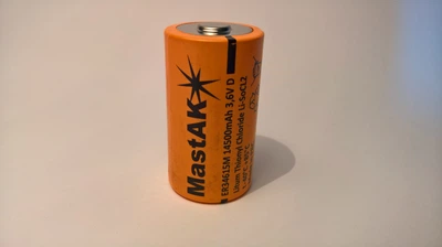 Батарейка MastAK 3,6V R20 14500mAh ER34615M (Li-ion)