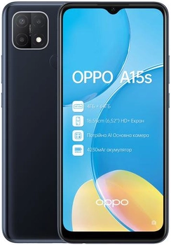 Смартфон OPPO A15S 4/64GB Black