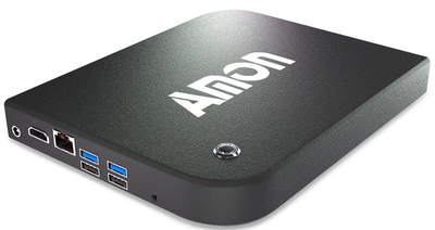 Неттоп Amon Tiny Ultra Slim Core i3 (WAWI3.61.8.240I); Intel Core i3-6100U (2.3 ГГц) / ОЗУ 8 ГБ / SSD 240 ГБ / INTEL UHD Graphics 520 / без ОП / LAN / без ОС / черный