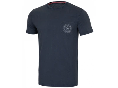 Футболка PIT BULL Denim Washed Circle Dog Pocket M темно-синій (5127)