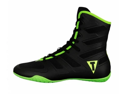 Боксерки TITLE Boxing Total Balance Boxing Shoes US 11 (43) чёрный/салатовый (5056)