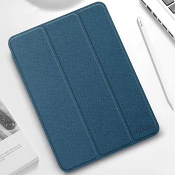 Защитный чехол MUTURAL Cloth Texture для Apple iPad Pro 12.9 (2021) - Blue