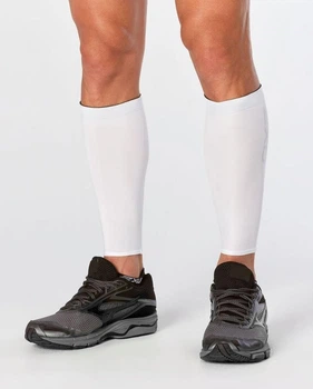 Компрессионные гетры 2XU, Compression Calf Guard, M, белый