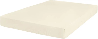 Трикотажная простынь luxtex на резинке home Collection 160х200см Кремовый