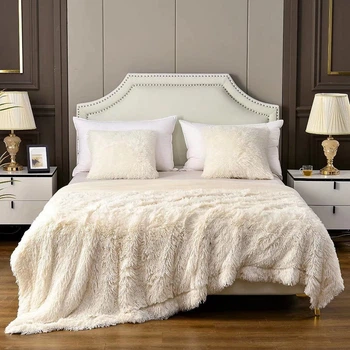 Плед Лиша Травка Bamboo Fiber Blanket 200X220см Темно-белый