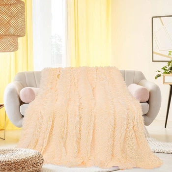 Плед Лиша Травка Bamboo Fiber Blanket 200X220см Персиковый
