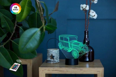 Ночник-светильник 3D "Автомобиль 33" 20х21 см 3DTOYSLAMP (2000002625537)