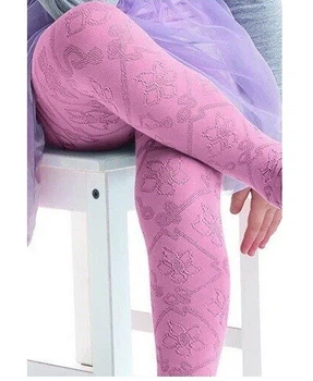Колготи дитячі AMIRA KNITTEX р.140-146 (рожеві)